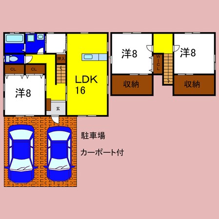 ソラリス北島の物件間取画像